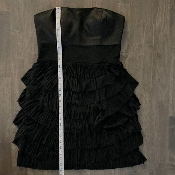 MM COUTURE by Miss Me Strapless Tiered Dress | Black | Size Medium - Picture 5 of 10